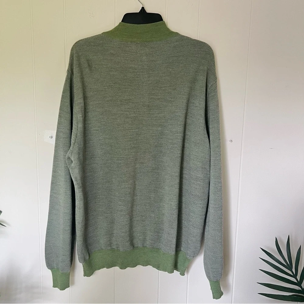 Wool Green Men's Sweater